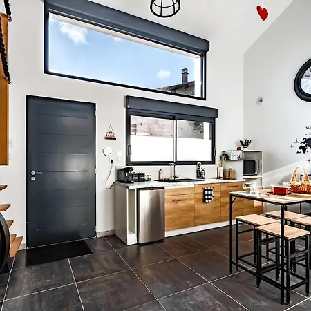 펜션 Loft Entier Balneo Exterieur Ambronay